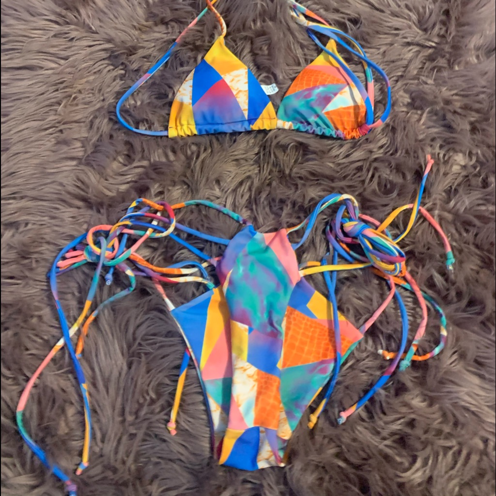 Geometric Shape Bathing Suit